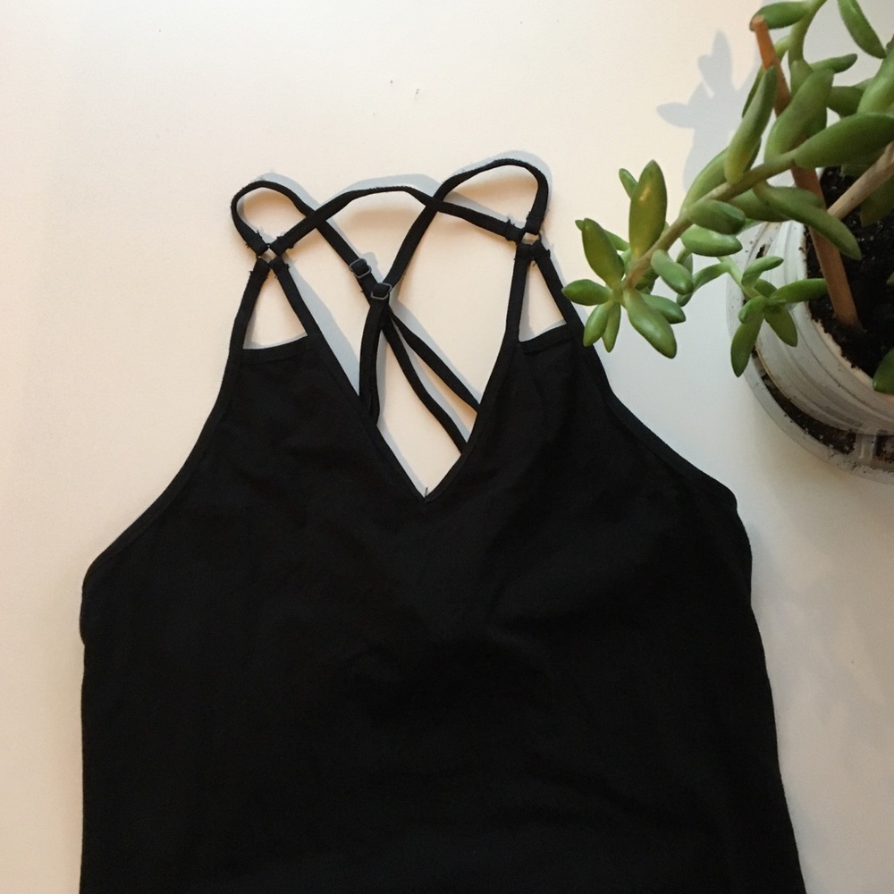 Long maxi dress with straps